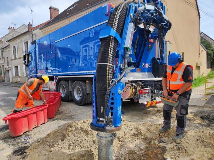 Location d’aspiratrice excavatrice Île-de-France